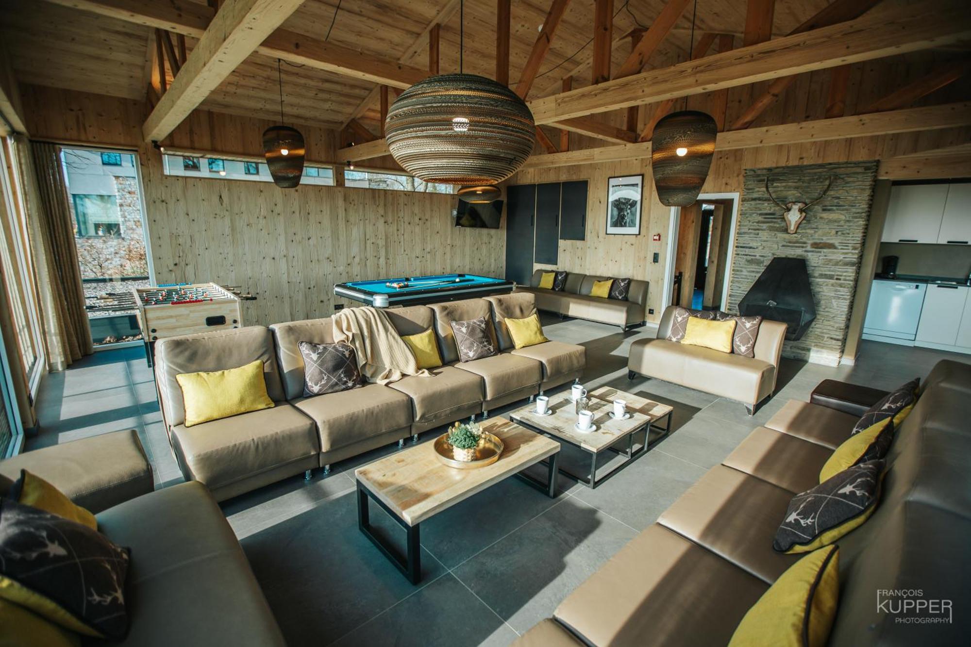 Le Noir Flohay 30 Pers - Malmedy, Vue, Wellness Villa Buitenkant foto