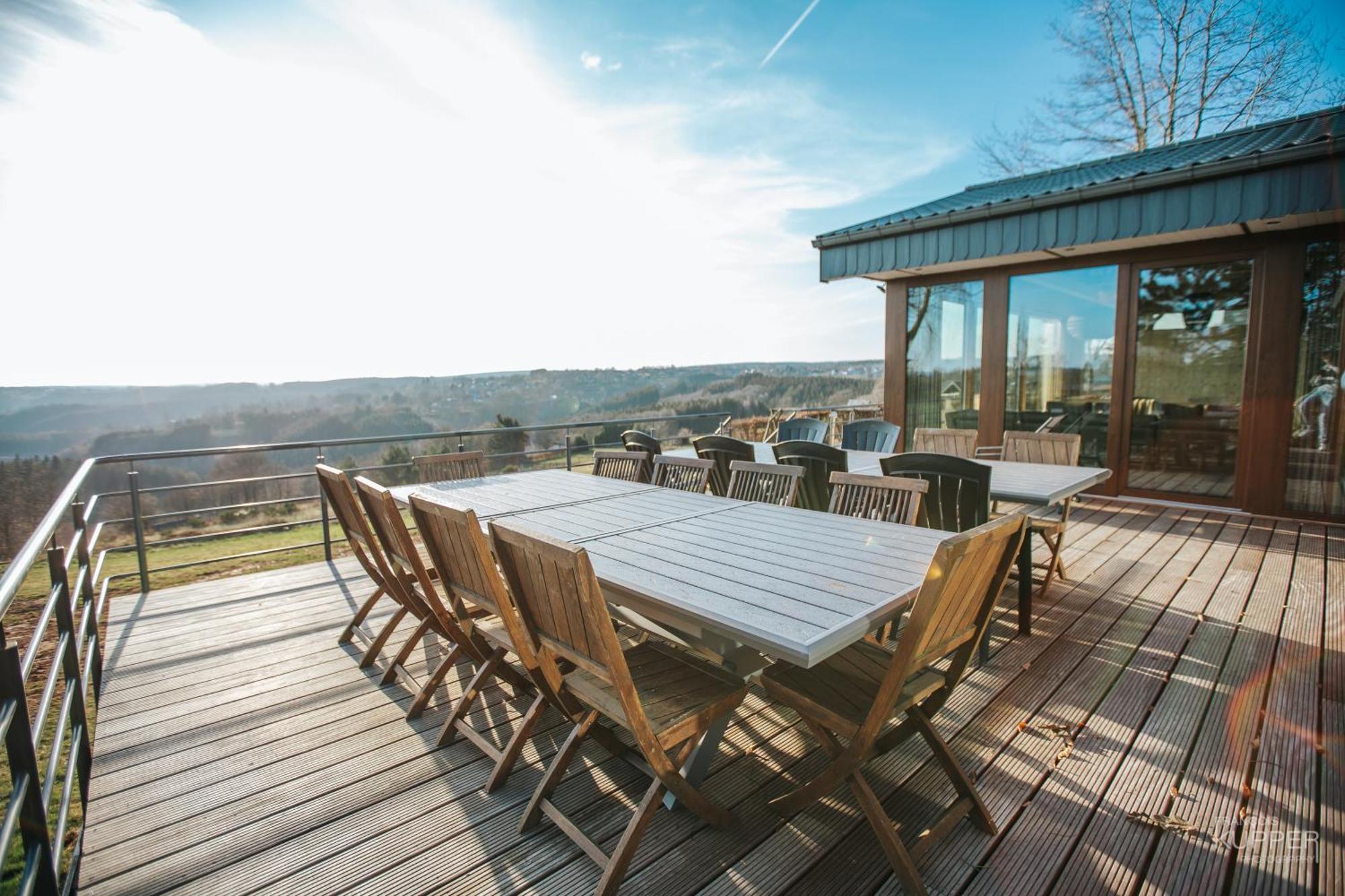 Le Noir Flohay 30 Pers - Malmedy, Vue, Wellness Villa Buitenkant foto